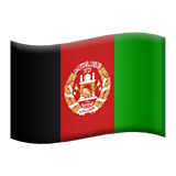 Afganistan Apple Emoji