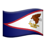 Amerikan Samoa Apple Emoji