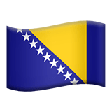Bosnia ja Hertsegovina Apple Emoji