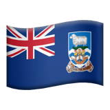 Falklandinsaaret Apple Emoji
