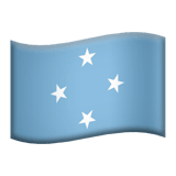 Mikronesian liittovaltio Apple Emoji