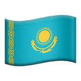 Kazakstan Apple Emoji