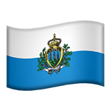 San Marino Apple Emoji
