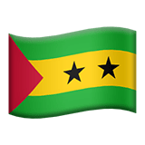 São Tomé ja Príncipe Apple Emoji