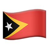 Itä-Timor Apple Emoji