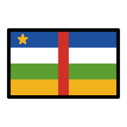 Keski-Afrikan tasavalta OpenMoji Emoji