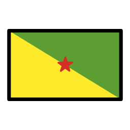 Ranskan Guayana OpenMoji Emoji