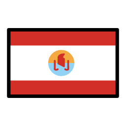 Ranskan Polynesia OpenMoji Emoji