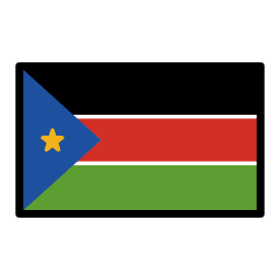Etelä-Sudan OpenMoji Emoji