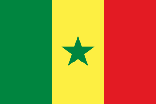 Senegalin lippu