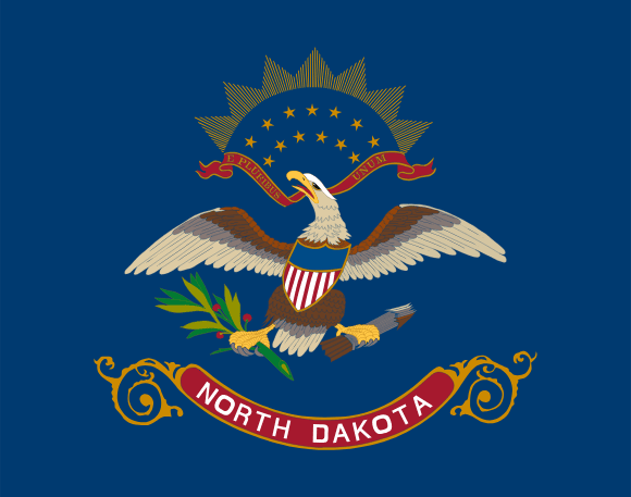 Pohjois-Dakotan lippu
